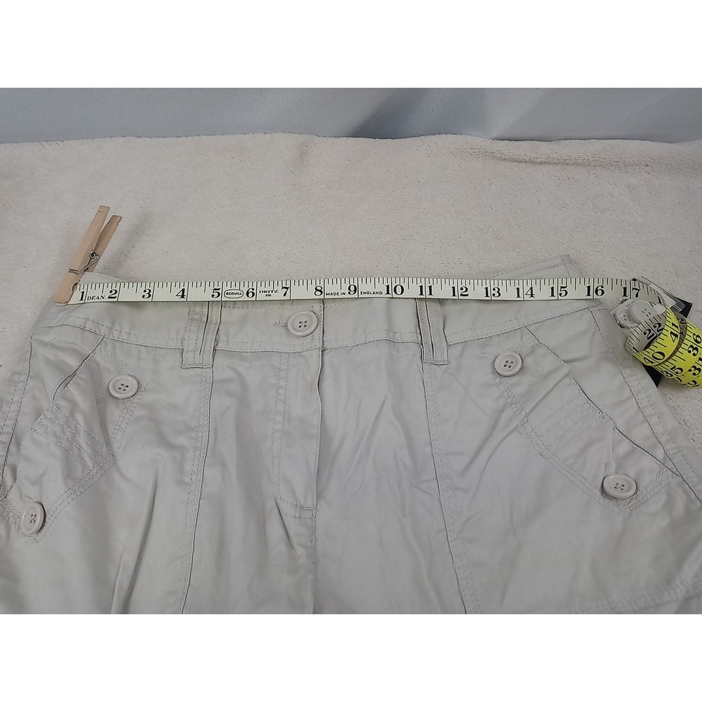 NWT Larry Levine Fashion Capri Pants Women's Size 10 Cargo Pants Crop Capri - Picture 6 of 11